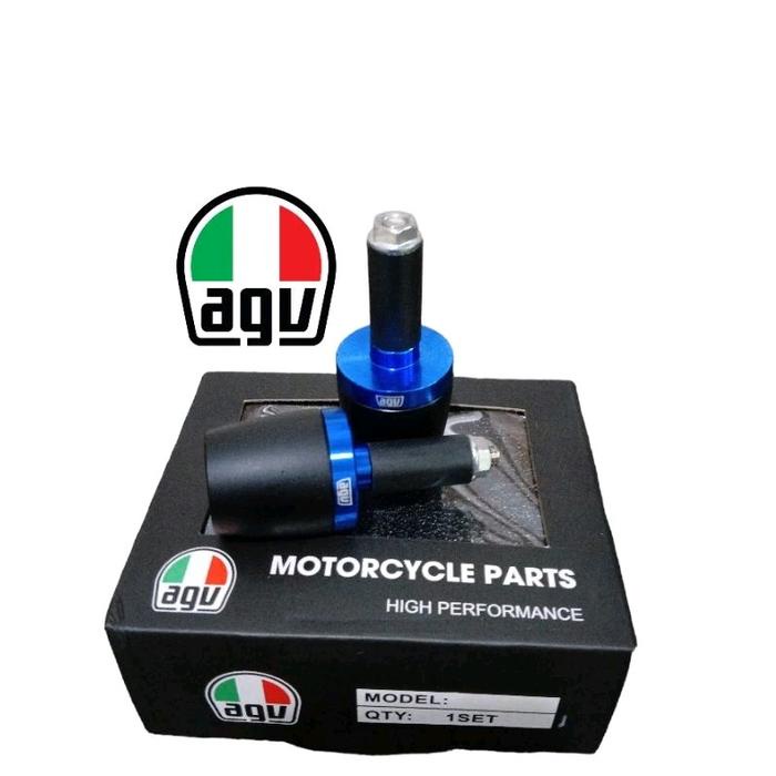 TOP JALU STANG RIZOMA PREMIUM ALMUNIUM CENSI ORIGINAL RIZOMA JALU BANDUL BAR END UNIVERSAL MOTOR -
