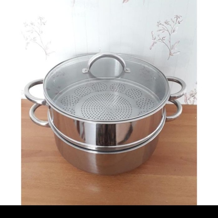 PANCI KUKUS / SUPER STEAMER 40 CM SUSUN 2 SUPRA STAINLESS