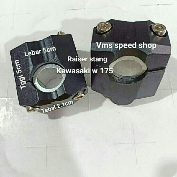 raiser stang kawasaki w175/ peninggi stang w 175/ raiser stang w175