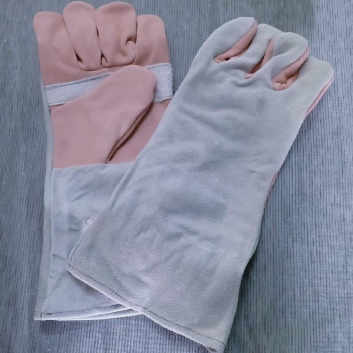 SAFETY LEATHER GLOVE Sarung Tangan Welding Las Kovet Suede