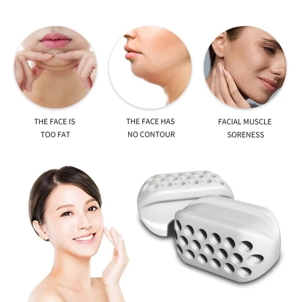 TIMOTRAS Alat Latihan Rahang Silicone Mewing Jaw Trainer Ball 2 PCS - TM734