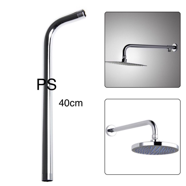 Pipa Tiang Wall Shower Tembok 60 CM Shower Tanam 40 cm