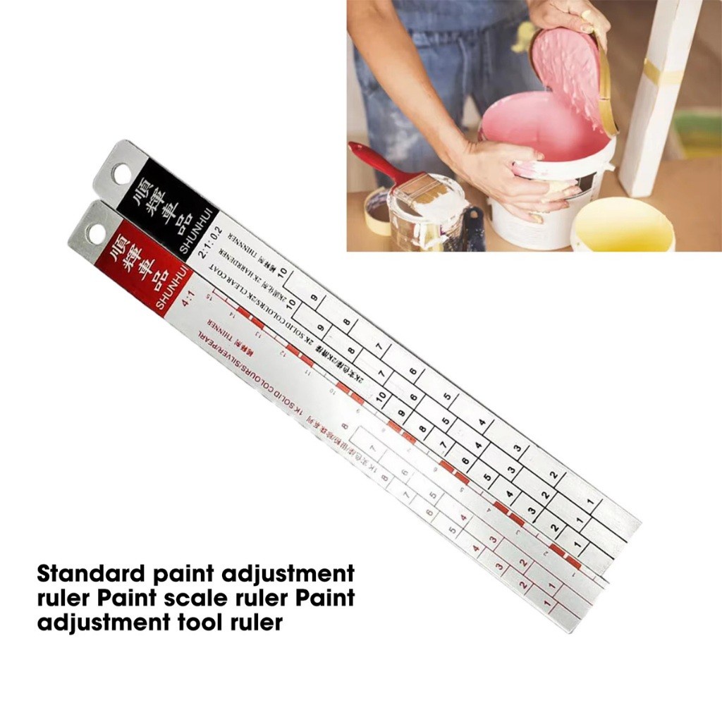 

20CM Paint Mixing Ratio Stick /Penggaris Takar Cat Mixing Tool /Stick Penggaris Cat dan Pernis /