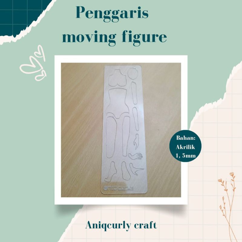 

Penggaris Cetakan Moving Figure A4 Akrilik for Fashion Design