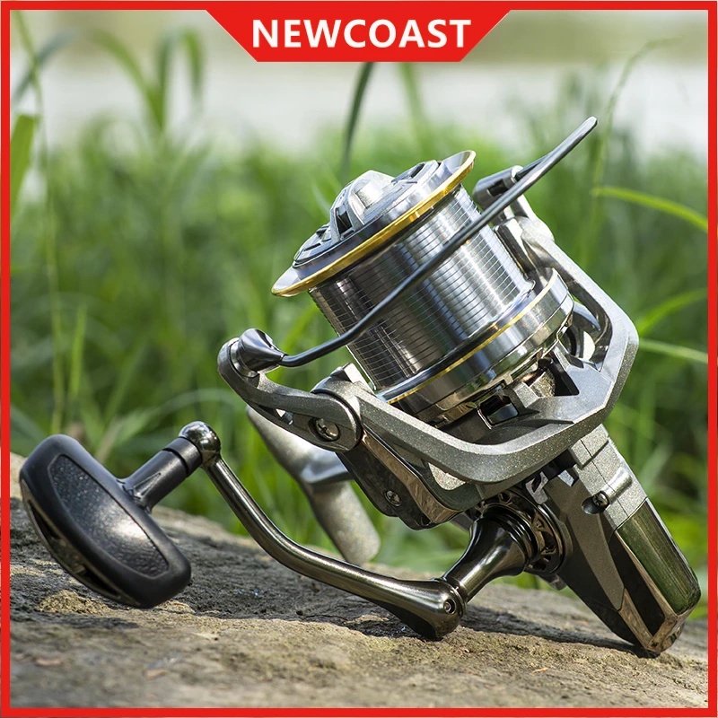NEWCOAST Reel Pancing Laut 10000 12000 14000 Katrol Pancing Spinning Reel 8000 9000 Drag 20KG Rell