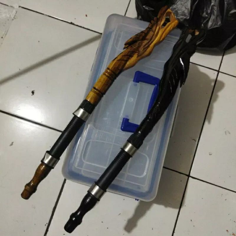 Gagang Joran Pancing - Pahul Ukir Joran Reel Pancing Naga Barong