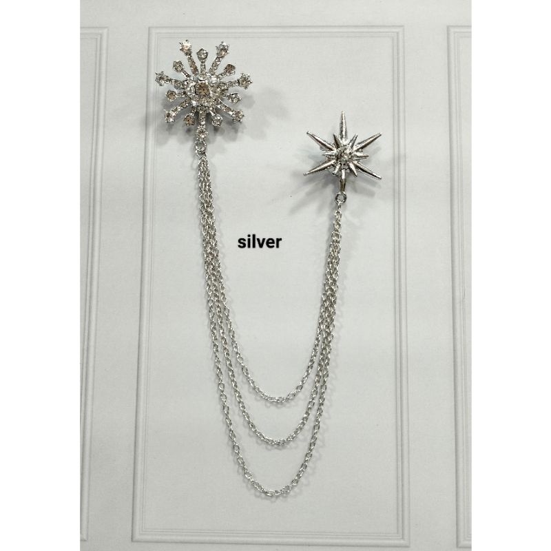 UM1 Bros rantai kebaya / bros kebaya janggan / bros jas Clips