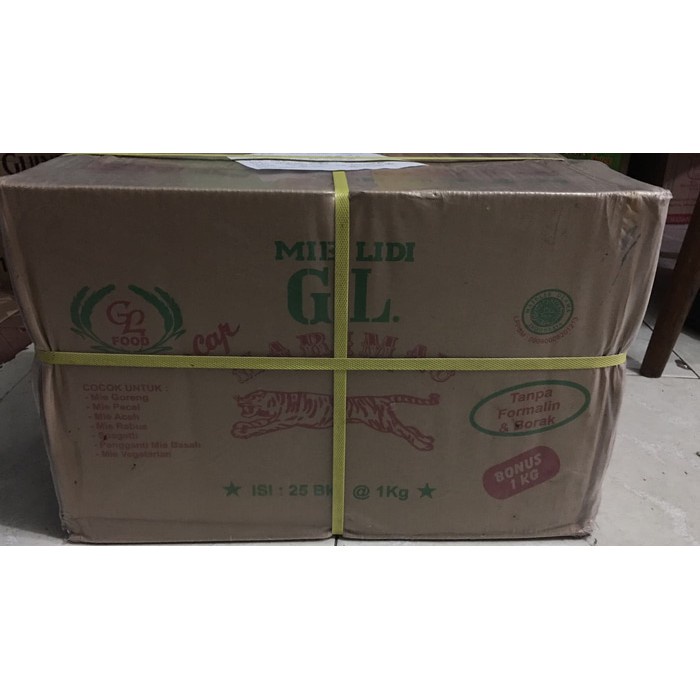 

Mie Lidi / Mie gomak GL Cap Harimau (Dus) isi 25bks khusus gojek grab WE!