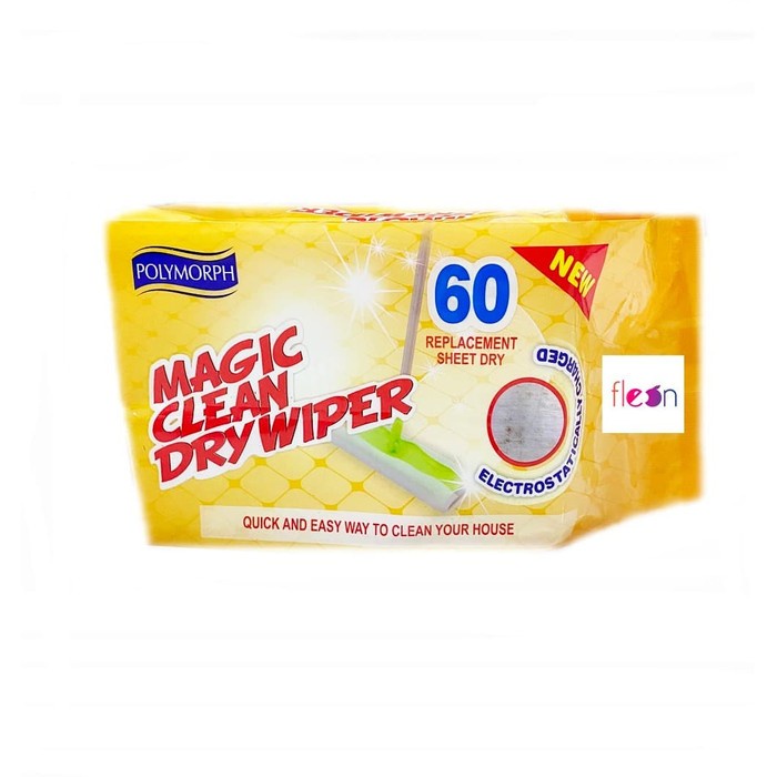 Polymorph magic clean dry wiper tissue 60 sheet