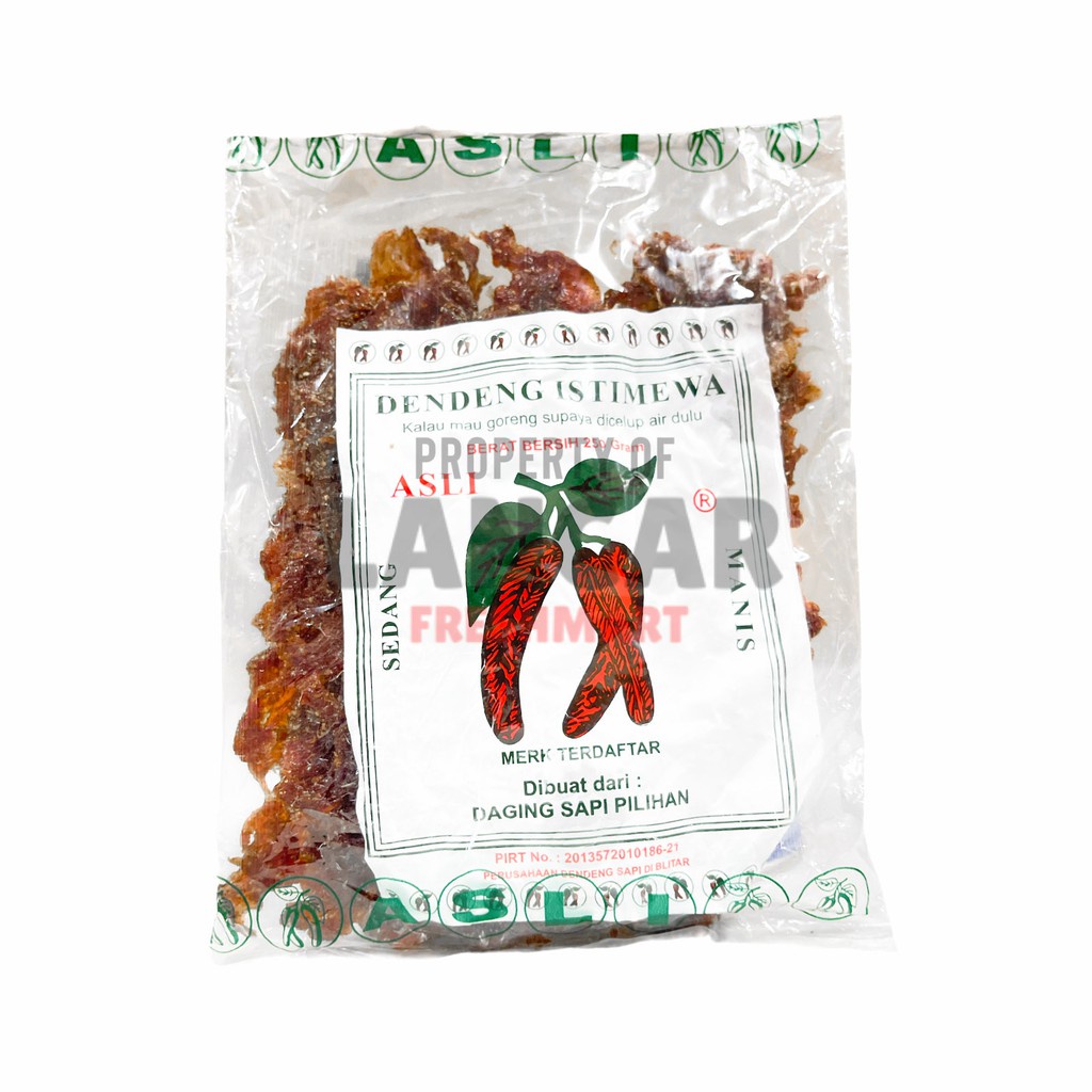 

DENDENG SAPI CAP CABE ISTIMEWA 250GR WE!