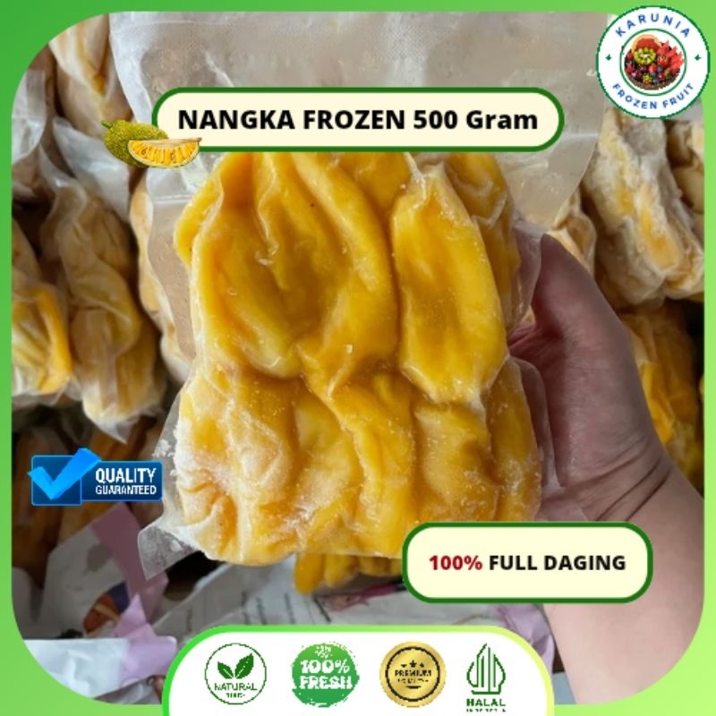 

NANGKA MADU FROZEN TANPA BIJI / NANGKA BEKU KEMASAN 500 gr WE!