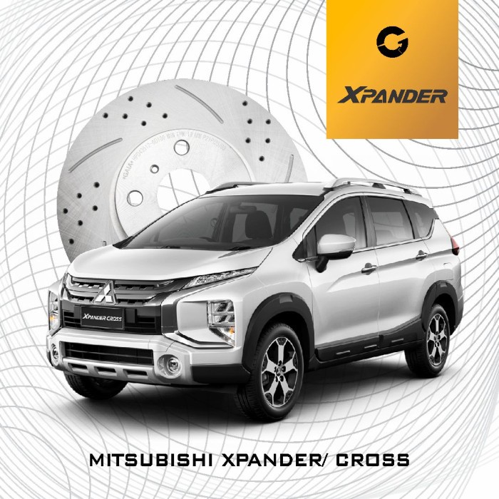 JAYAmart- GAIA Brake Disc Rotor Mitsubishi Xpander & Xpander Cross Black Edition