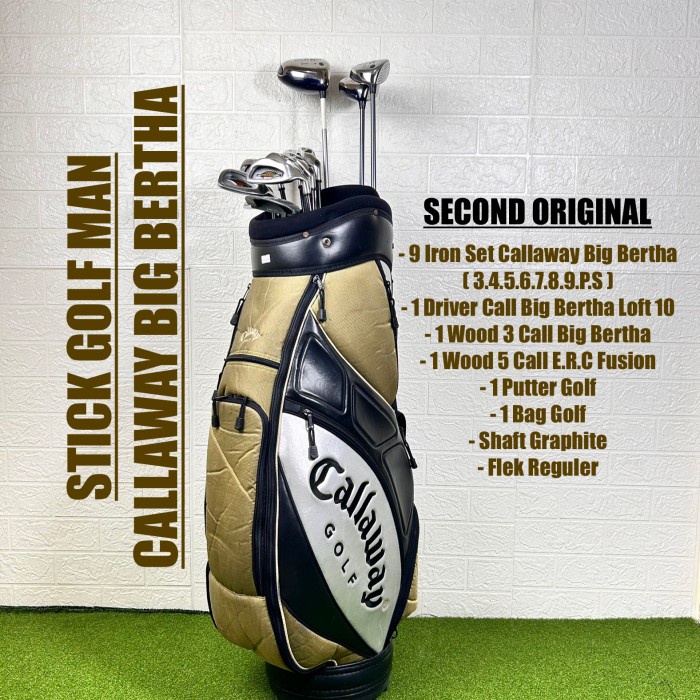 Stick Golf Man Callaway Golf Set Second Original Fullset Bag Golf