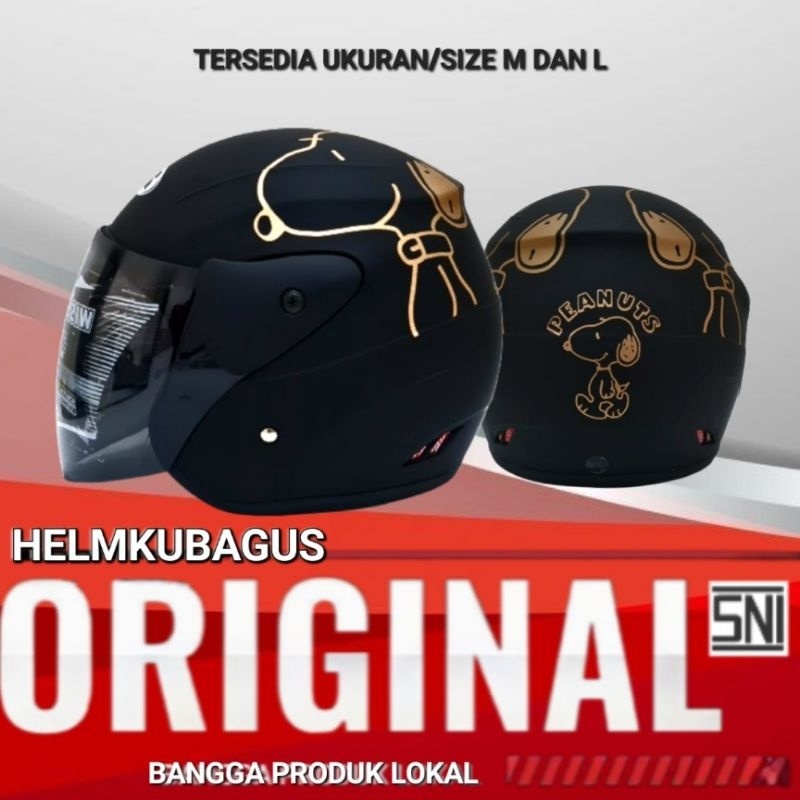 FLASH SALE HELM SNI UK L GAMBAR KARAKTER CEWEK COWOK REMAJA DEWASA UKURAN BESAR L BISA UNTUK WANITA