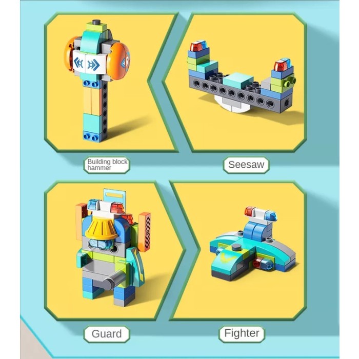 Feelo Gun Bricks 79Pcs Building Blocks Pistol Mainan Anak Malo Toys Asli 100%