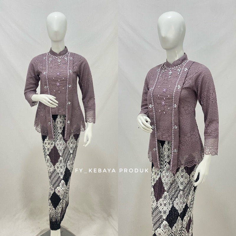 PROMO / Atasan Kebaya wisuda model kutu baru hijab kebaya modern kombinasi payet