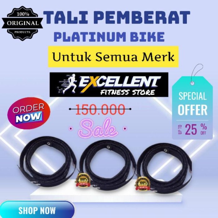 Sparepart Tali Pemberat Sepeda Statis Sepedah Platinum Bike *