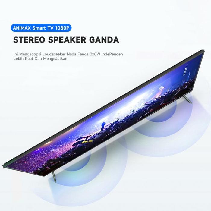 JTTOP" SMART TV 32 ANIMAX 32 INCH TV SMART TV ANDROID 12.0 SMART TV FHD YOUTUBE WEB BROWSER
