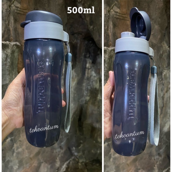 Tupperware Eco men Black / botol minum 750 ml