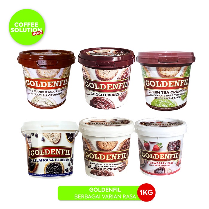 

Goldenfil 1 Kg / Selai, Spread, Crunchy All Variants. Termurah!