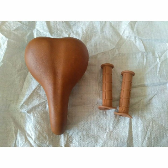 Sadel Sepeda Retro Vintage Klasik Warna Coklat Slim Empuk -Gratisongkir