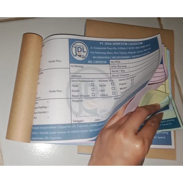 

TERLARIS! Cetak Nota/Kwitansi/Continous Form ukuran A5 Warna