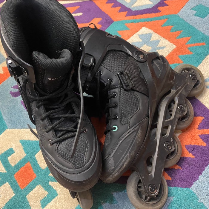 Preloved - Sepatu roda Inline skate dewasa OXELO size 39