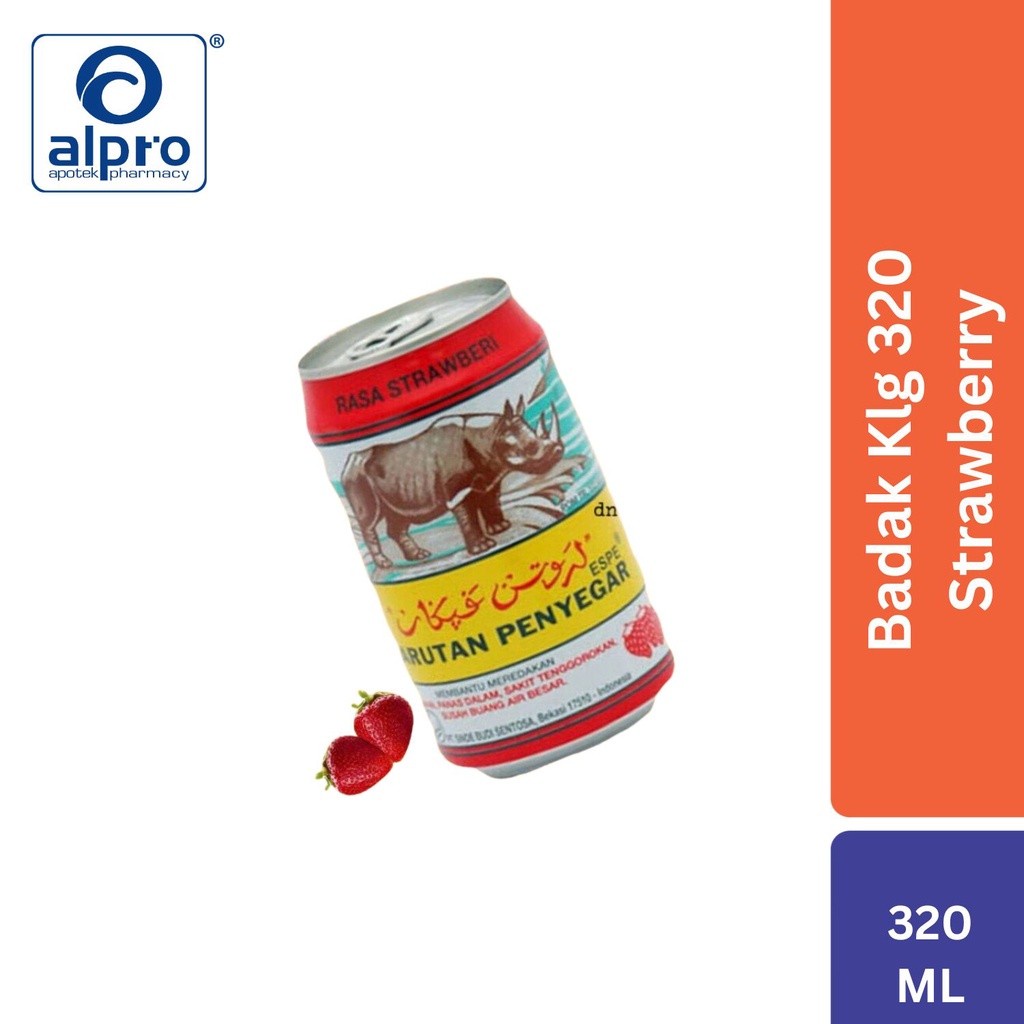 

Badak Kaleng 320Ml Rasa Strawberry/Menyegarkan Tenggorokan Akibat Panas Dalam