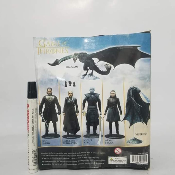 mainan action figure game of thrones drogon legend