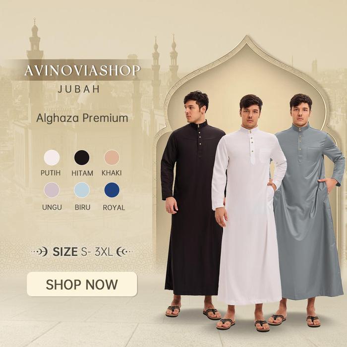 NEW "JUBAH" Lengan Panjang Lengan Pendek Jubah Slimfit Gamis Jubah Pria Jubah pria muslim pria
