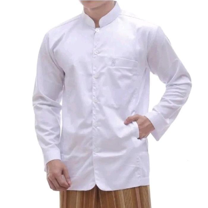 BAJU KOKO HAIBAH SEMI JASS / KOKO TEROMPAH EXCLUSIVE TERBARU - Kain Katun - Haibah Bordir - Baju