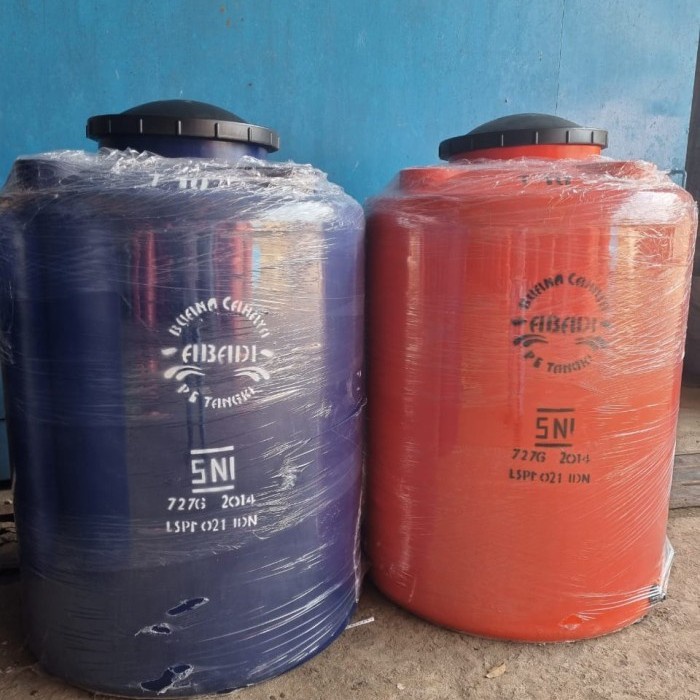 TERBARU TANGKI TOREN AIR BUANA CAHAYA ABADI 250 L