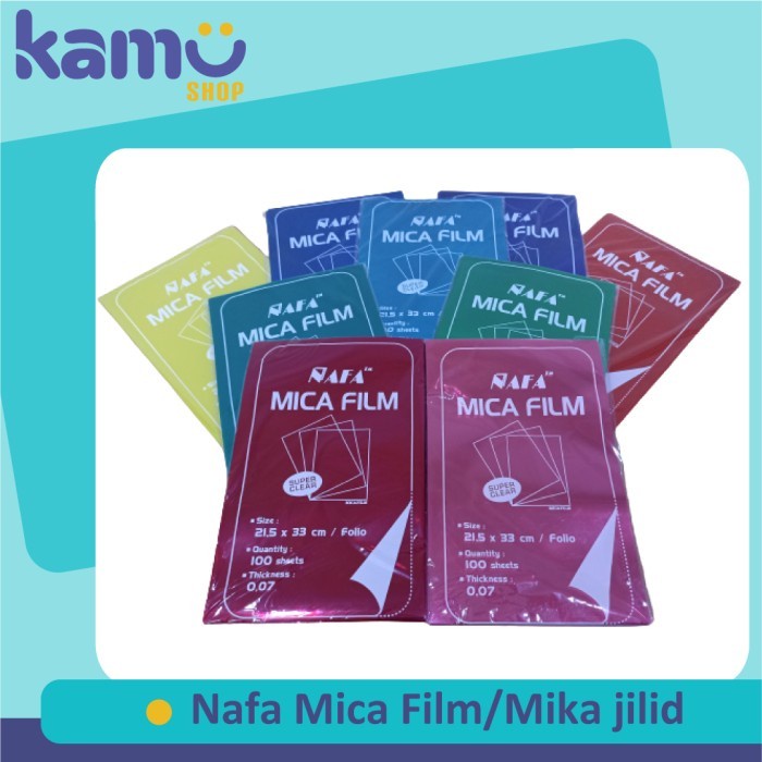 

[Exclusive] Nafa Mica Film / Mika jilid / Mika Film Warna [Isi 100 lembar] - MFF