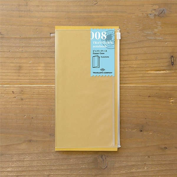 

BARANG TERLARIS Insert Midori Traveler's Notebook 008 - Zipper case regular