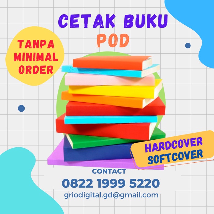 

BARANG TERLARIS Cetak POD Buku Hardcover Softcover A4 A5 B5 Satuan
