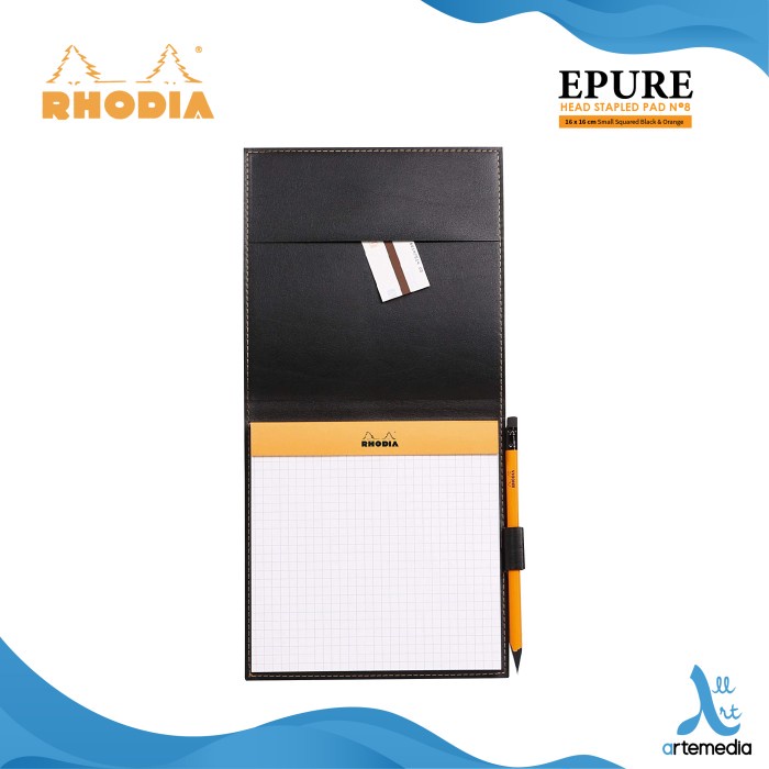 

BARANG TERLARIS Buku Catatan Rhodia Epure 16x16cm Head Stapled Pad N148 Notepad