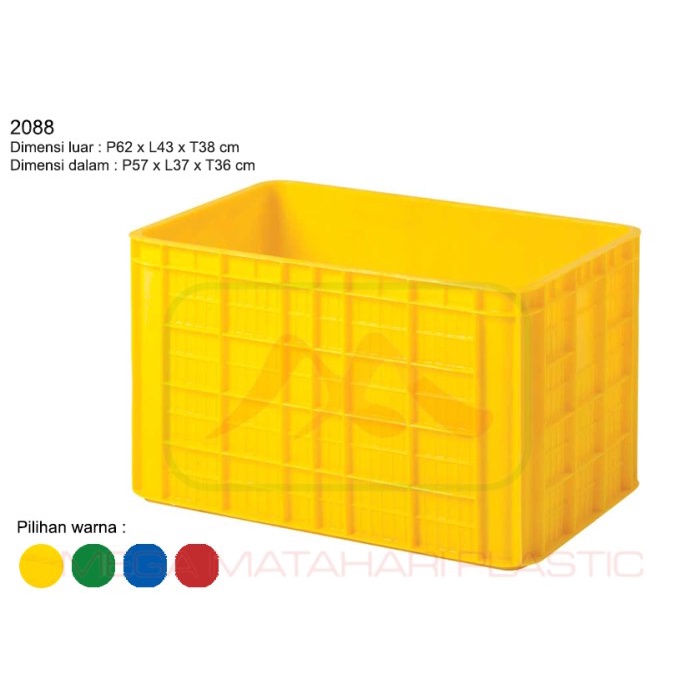 

BARANG TERLARIS Container Rapat 2088 P62xL43xT38cm Rabbit