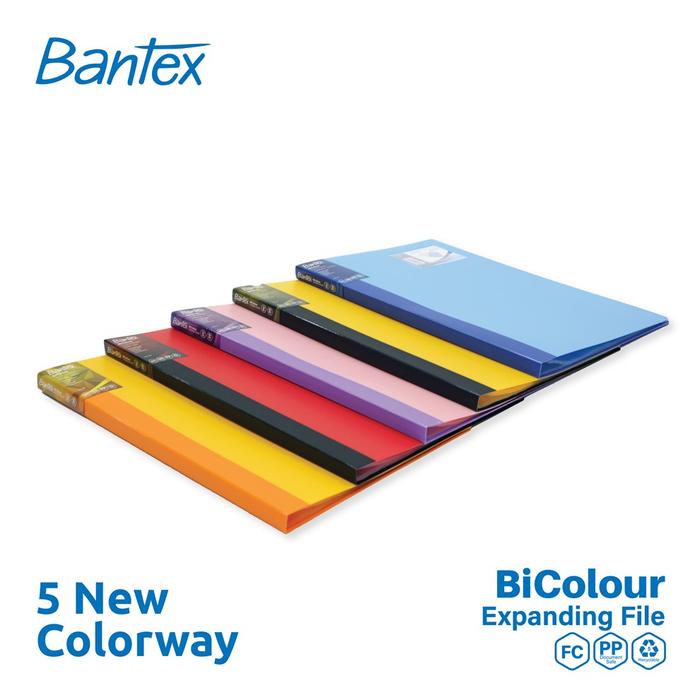 

BARANG TERLARIS Bantex BICOLOUR Display Book Folio 40 Pocket Black Yellow - 3185 1006