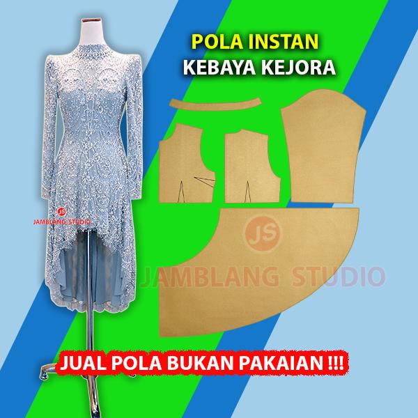 Pola Instan Kebaya Kejora Modern [ Pola Baju Jamblang Studio ]
