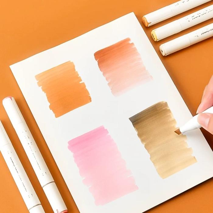 

MW&CHENRUI SPIDOL WARNA WARNI DUAL-TIP(UJUNG BRUSH+UJUNG BROAD)ART MARKER SET OHUHU MARKERS