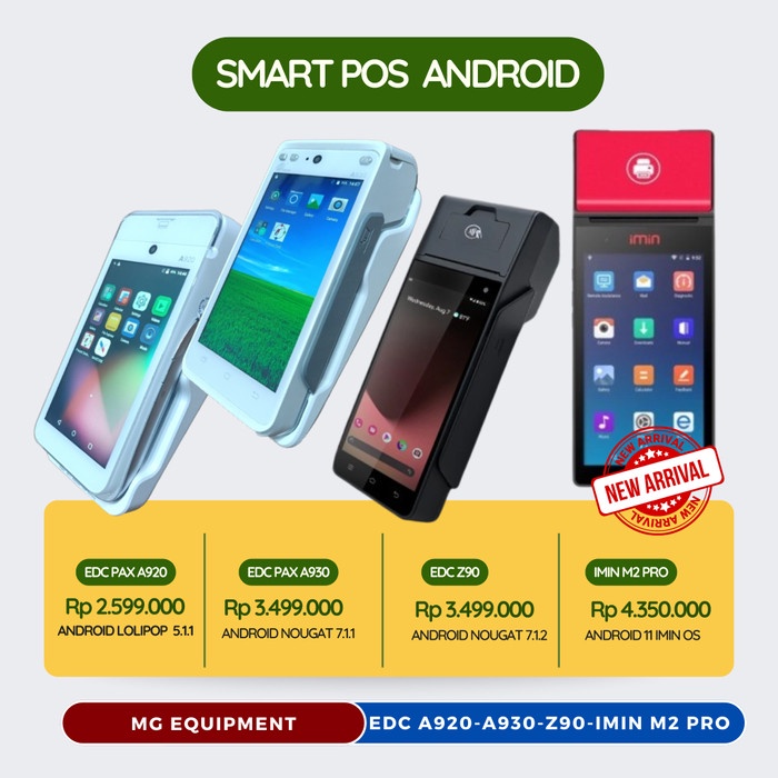 Ready Printer Edc Pax A920 Spbu Pertamina