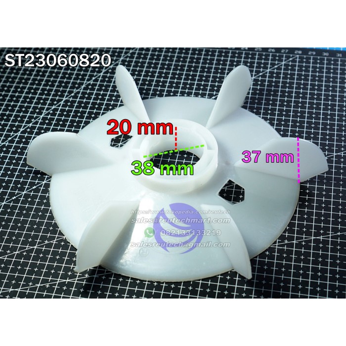 Kipas Dinamo Y132-4.6 Y 132-4.6 Y132-46 Fan Blade Motor Y132 Y 132