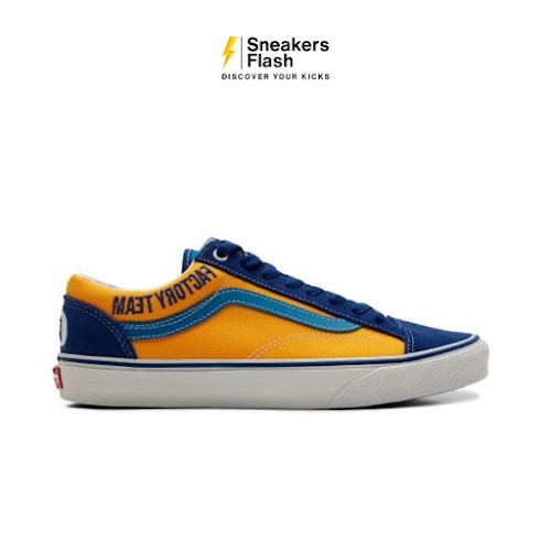 VANS Style 36 Navy Yellow Sepatu Sneakers Pria - VN0A54F6BYL - Size 41