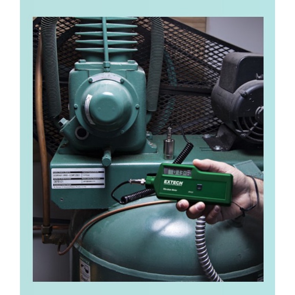 TOP EXTECH VB450: VIBRATION METER ALAT UKUR GETARAN MESIN -