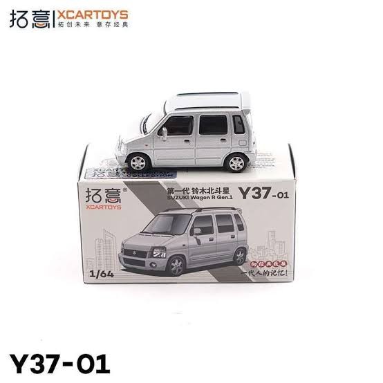 xcartoys diecast suzuki wagon r gen1 silver y37-01