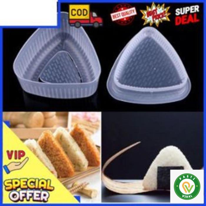 SALE Peralatan Dapur Cetakan Nasi Onigiri Besar dan Kecil Cetakan Nasi Bento Segitiga Lucu