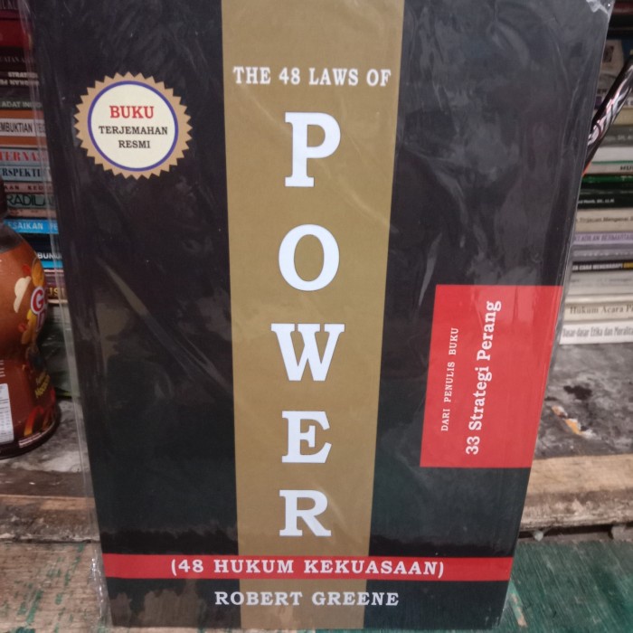 

SALE !!! BUKU 48 HUKUM KEKUASAAN BY ROBERT GREENE ORIGINAL SC READYY