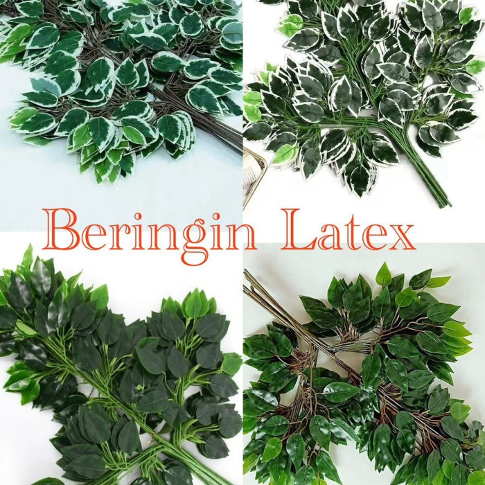 New- daun beringin bunga plastik artificial