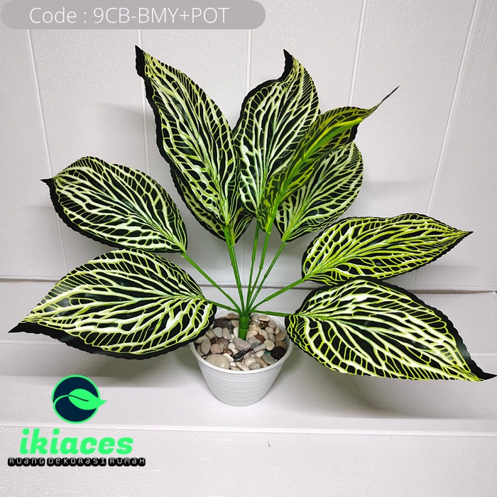 New- BUNGA PLASTIK BUNGA KELADI POT TANAMAN ARTIFICIAL ARTIFISIAL HOMEDECOR