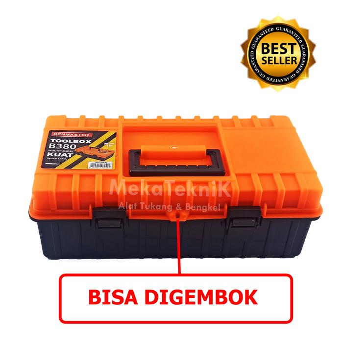 TOOL BOX PVC KENMASTER / KOTAK KUNCI / TOOLBOX / KOTAK PERKAKAS / TOOL BAG / KOTAK ALAT
